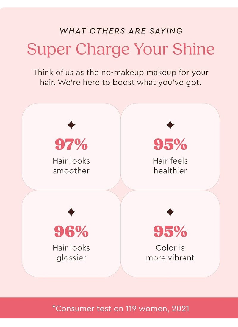Super Gloss Colour Conditioning Gloss Blazing Brown for Natural Medium to Dark Brown Hair Rinse Out Semi Permanent Hair Gloss that Enhances Colour and Boosts Shine and Hydration