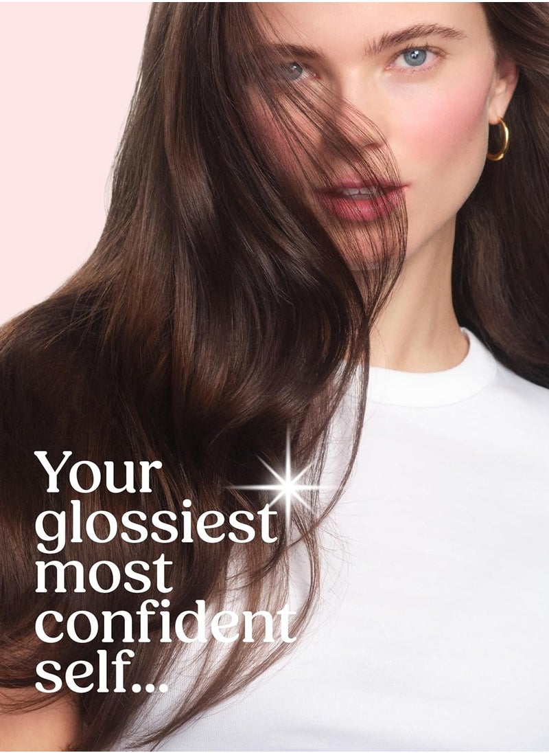 Super Gloss Colour Conditioning Gloss Blazing Brown for Natural Medium to Dark Brown Hair Rinse Out Semi Permanent Hair Gloss that Enhances Colour and Boosts Shine and Hydration