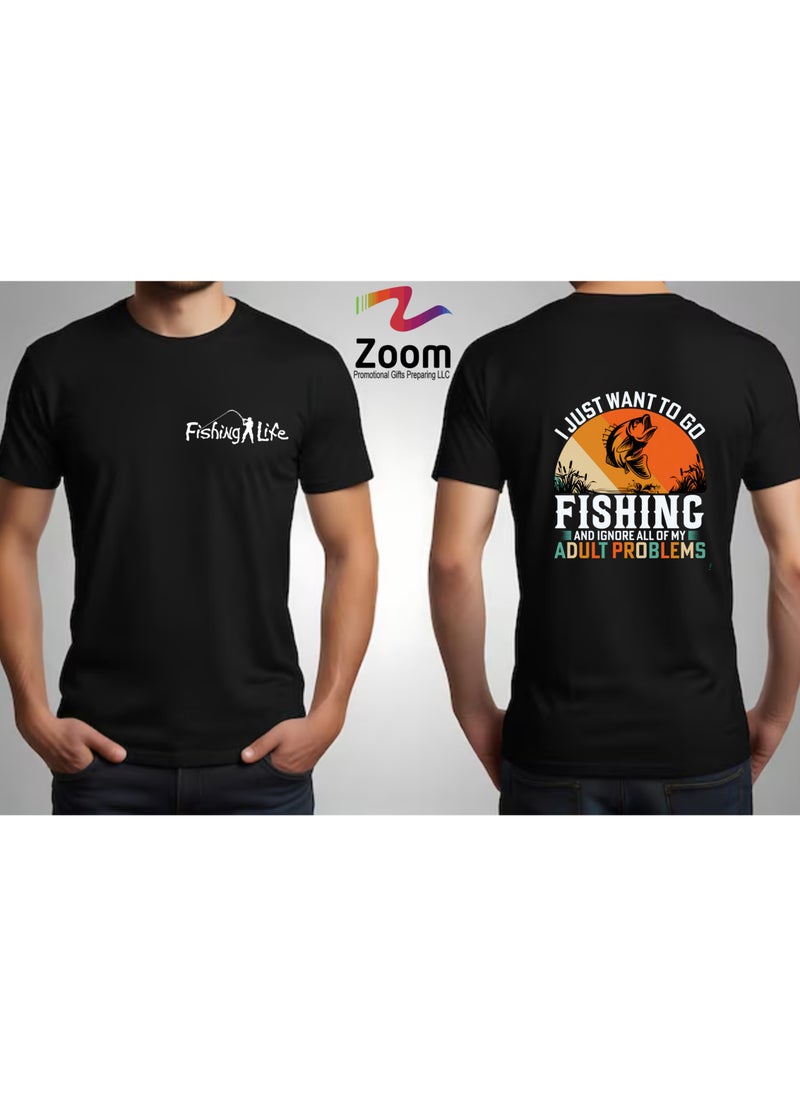 I WANT TO GO FISHING T-SHIRT