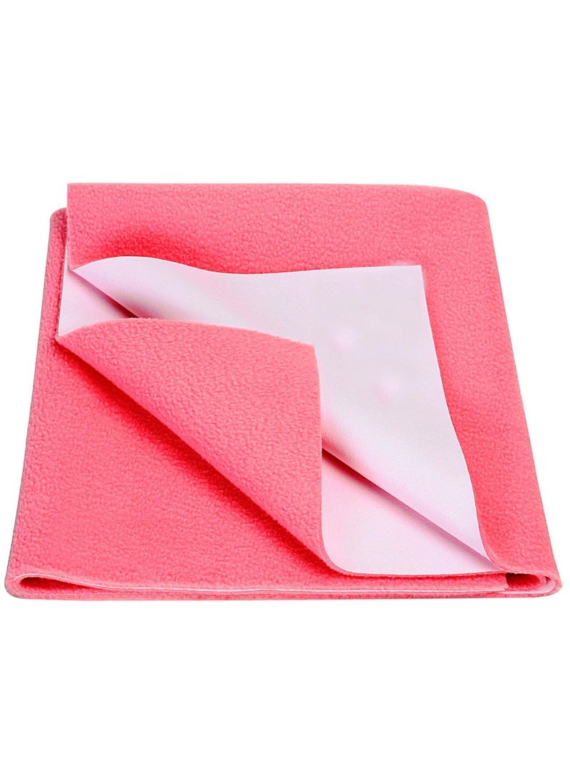IVAZA Waterproof Quick Dry Sheet for Baby Bed Pad AntiPiling Fleece Extra Absorbent Washable Matress Protector Baby Bed Protector Sheet for Toddler Children Large 140cm X 100cm