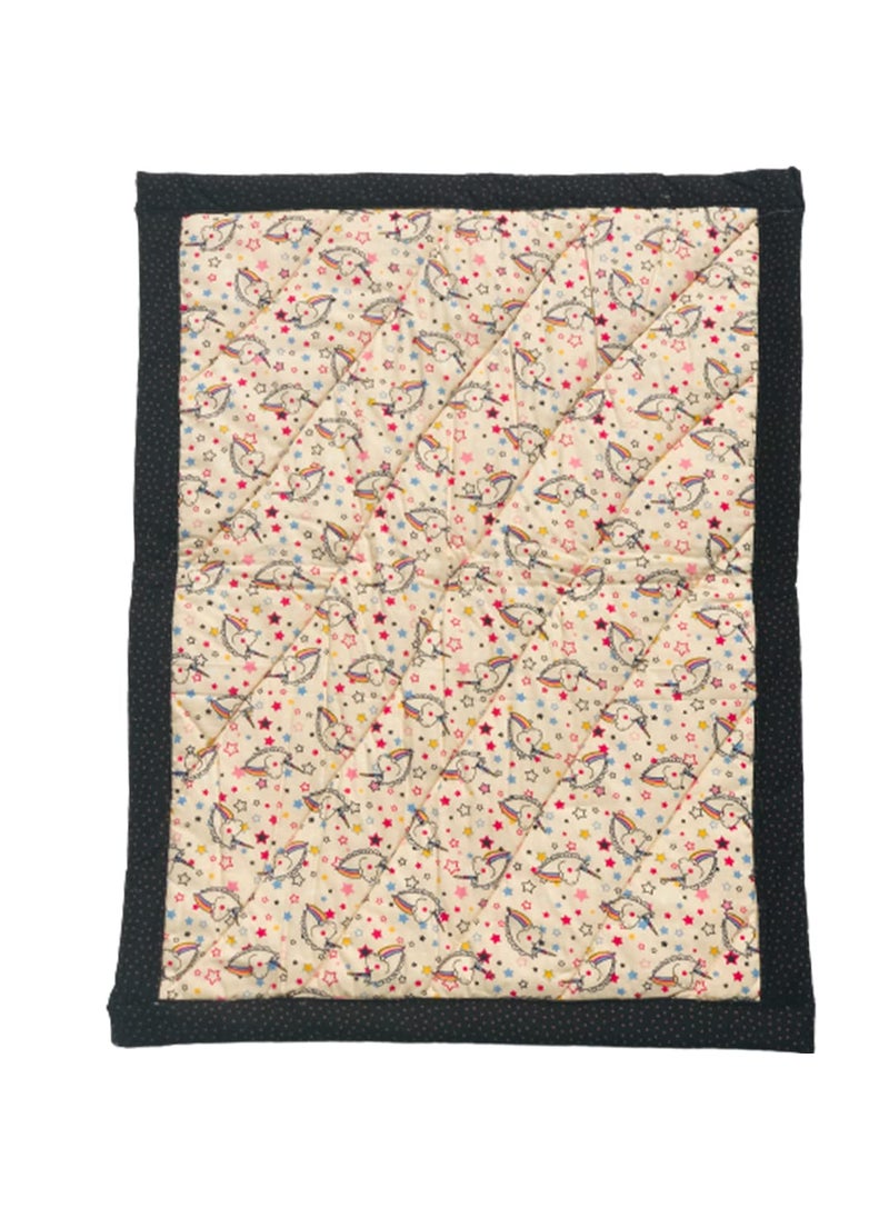 RURIBOSY Bedding Mattress for CottonBaby Sleeping Bed Set Godari Baby Cradle Bed Sleeping Mat Multi Purpose Cushioned Bed Made with Pure Cotton Age015yrSky2
