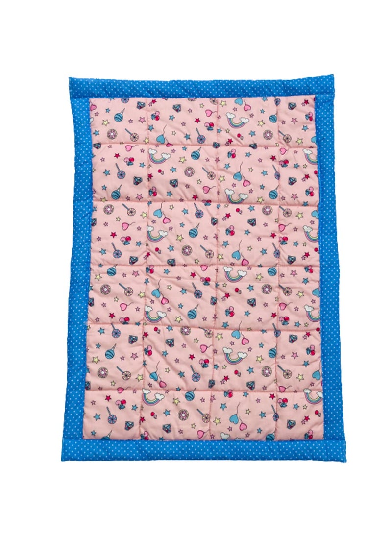 RURIBOSY Bedding Mattress for CottonBaby Sleeping Bed Set Godari Baby Cradle Bed Sleeping Mat Multi Purpose Cushioned Bed Made with Pure Cotton Age015yrPeach1