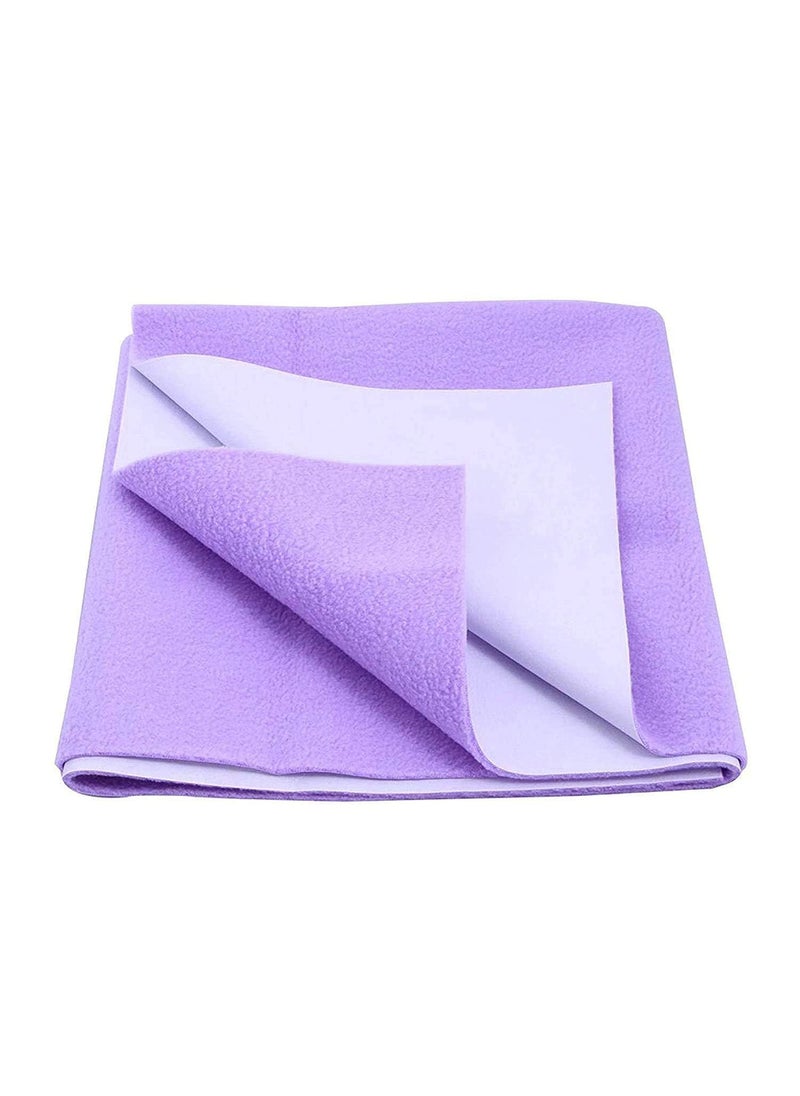Edenwald waterproof Quick Dry Sheet for Baby Bed Pad AntiPiling Fleece Extra Absorbent washable Matress protector Baby Bed Protector Sheet for Toddler Children XLarge Size 200 x 140cmPurple