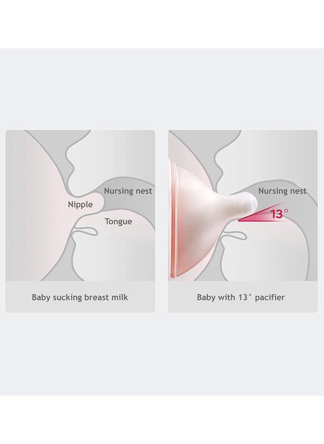 Babycare - Nopayon Pro Anti-Colic Feeding Bottle – Weir Powder Pink – 300ml for Toddlers 12M+ – BPA-Free, BPI Certified, Wide Neck, Soft Silicone Nipple, Leak-Proof, Ergonomic Grip, Easy to Clean, Toddler Milk Bottle, Heat-Resistant, Safe Feeding, Pediatrician Recommended, Durable Design
