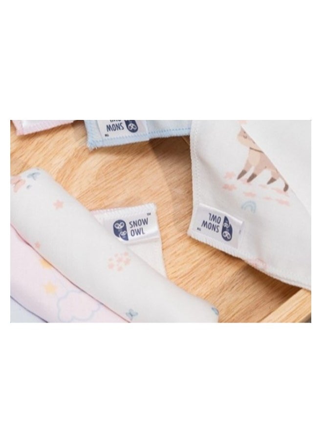 Snow Owl Bamboo Baby Bolster - Spring Fox White