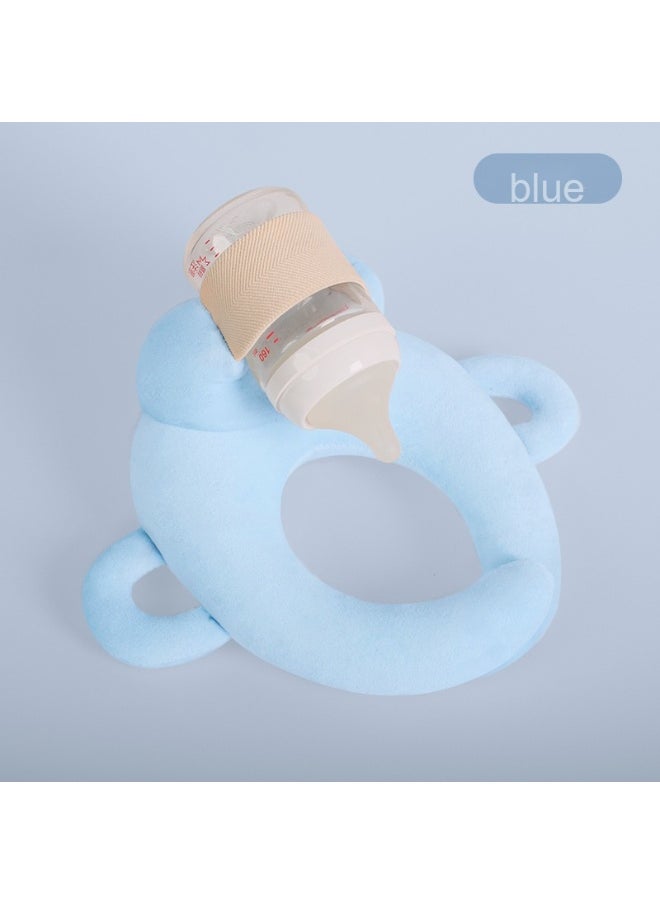 Lazy Baby Feeding Assistant: Multifunctional Nursing Support Pillow with Bottle Holder for Newborns and Infants