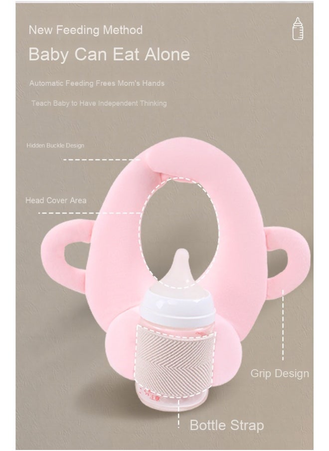 Lazy Baby Feeding Assistant: Multifunctional Nursing Support Pillow with Bottle Holder for Newborns and Infants