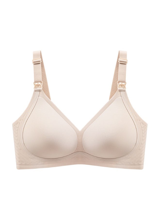 Spring Summer New Anti-Bacterial Thin Wireless Nursing Bra with Front Closure for Pregnant Women