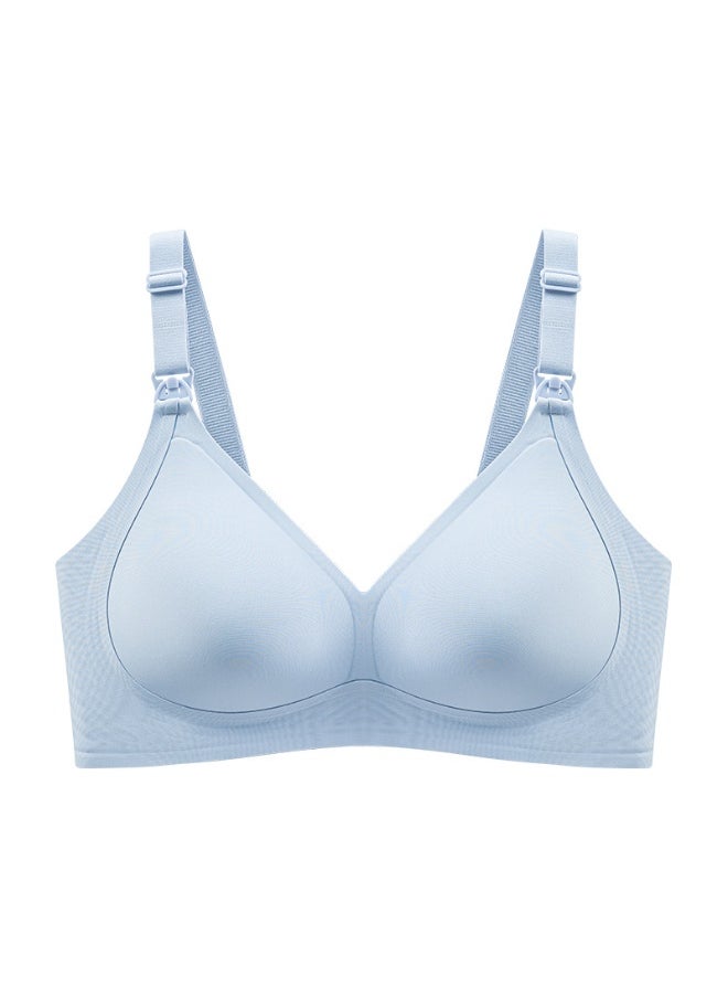 Spring Summer New Antibacterial Wireless Nursing Bra for Women, Open Front Breastfeeding Underwear for Pregnant and Nursing Mothers