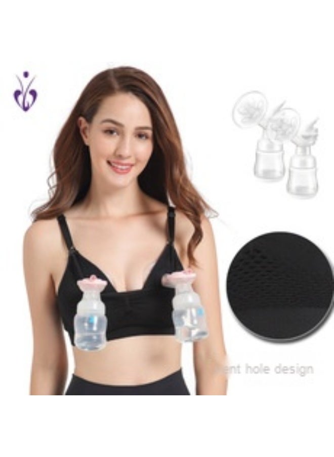Spring/Summer New Arrival Antibacterial Wireless Nursing Bra with Front Closure for Pregnant and Nursing Mothers
