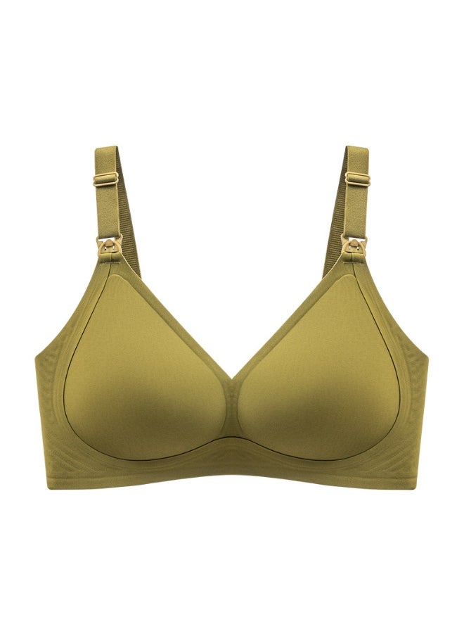 Spring/Summer New Antibacterial Wireless Nursing Bra with Front Opening for Pregnant and Nursing Mothers