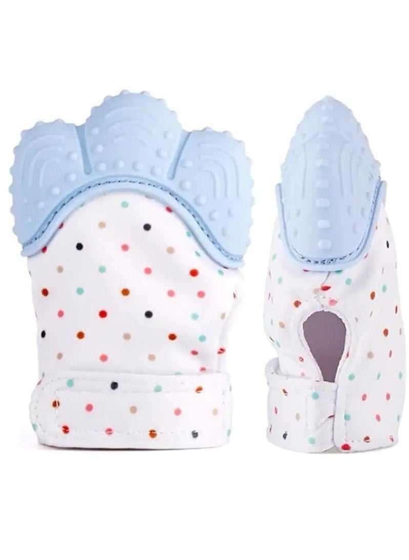 Pikkaboo Chew & Feed Teether with Fruit Pacifier Duo - Blue