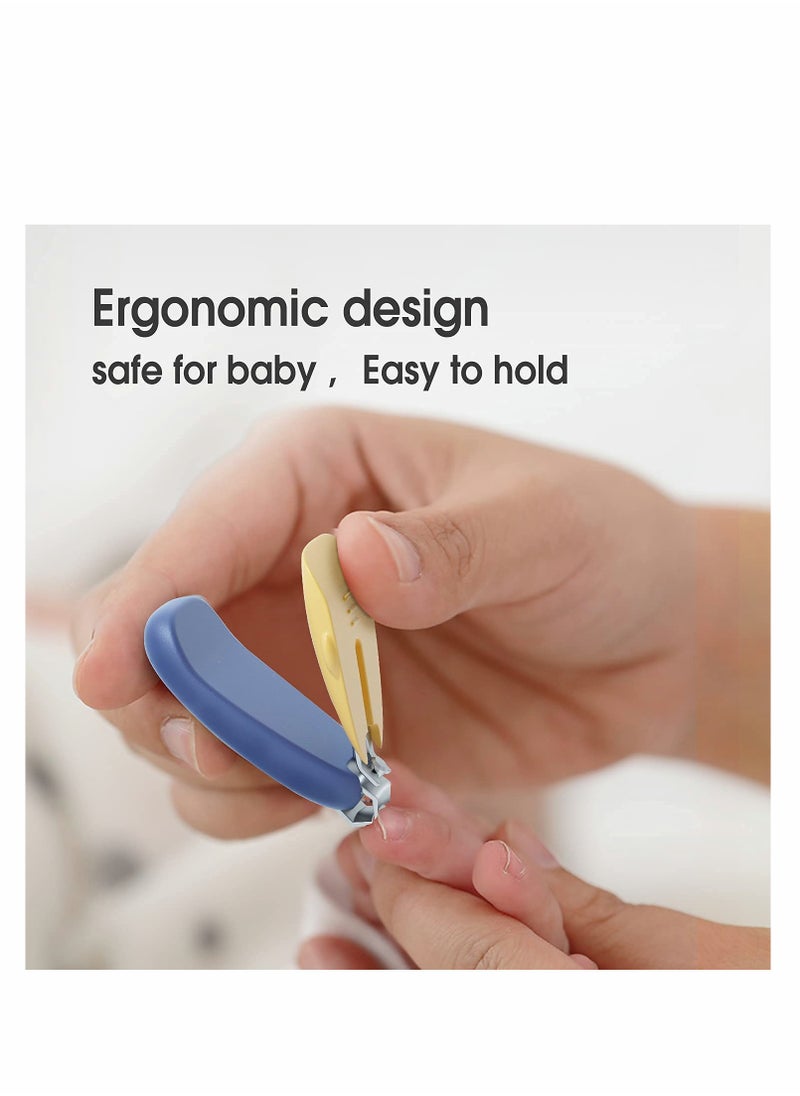 5 in 1 Baby Care Kit with Nail Clippers, LED Ear Wax Remover, Nail File and Tweezers for Newborns and Toddlers, Perfect Baby Gift for Ages 0-6