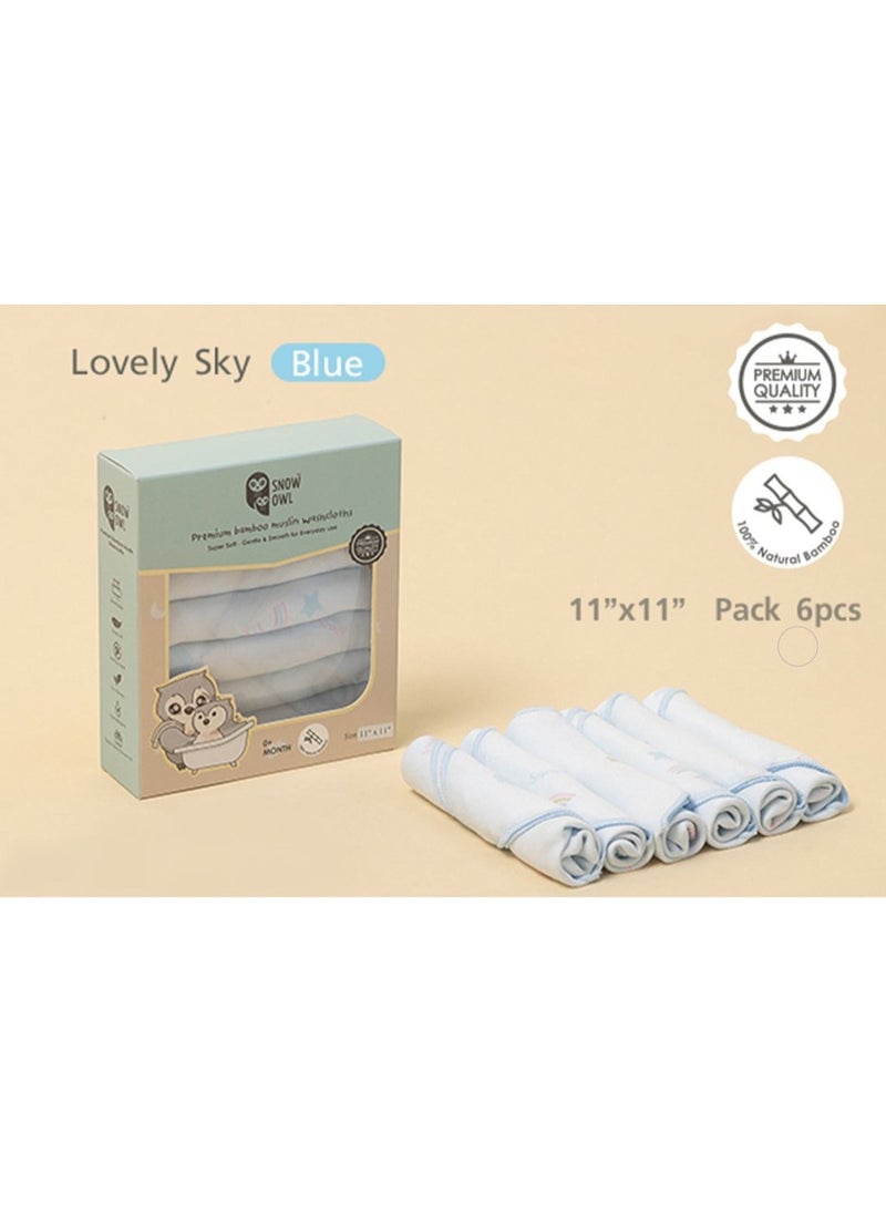 Snow Owl Bamboo Washcloth 11