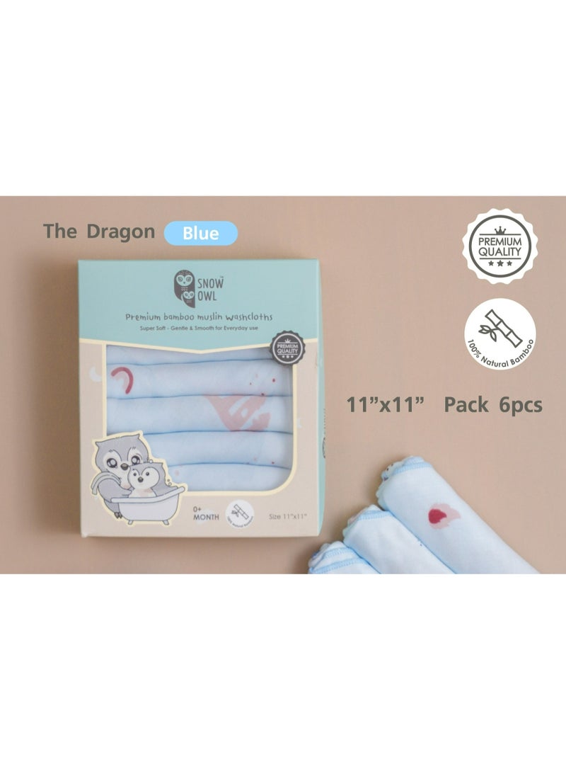 Snow Owl Bamboo Washcloth 11