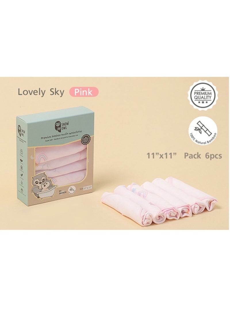 Snow Owl Bamboo Washcloth 11