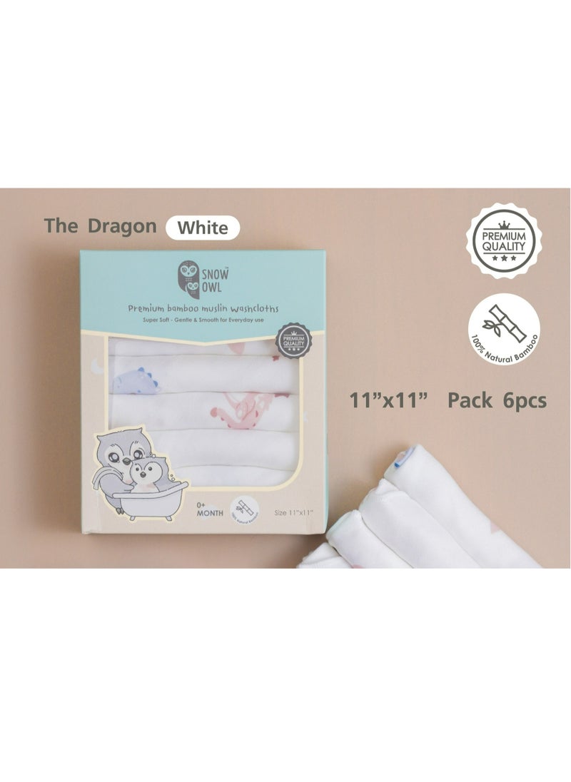 Snow Owl Bamboo Washcloth 11