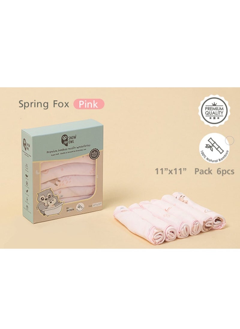 Snow Owl Bamboo Washcloth 11
