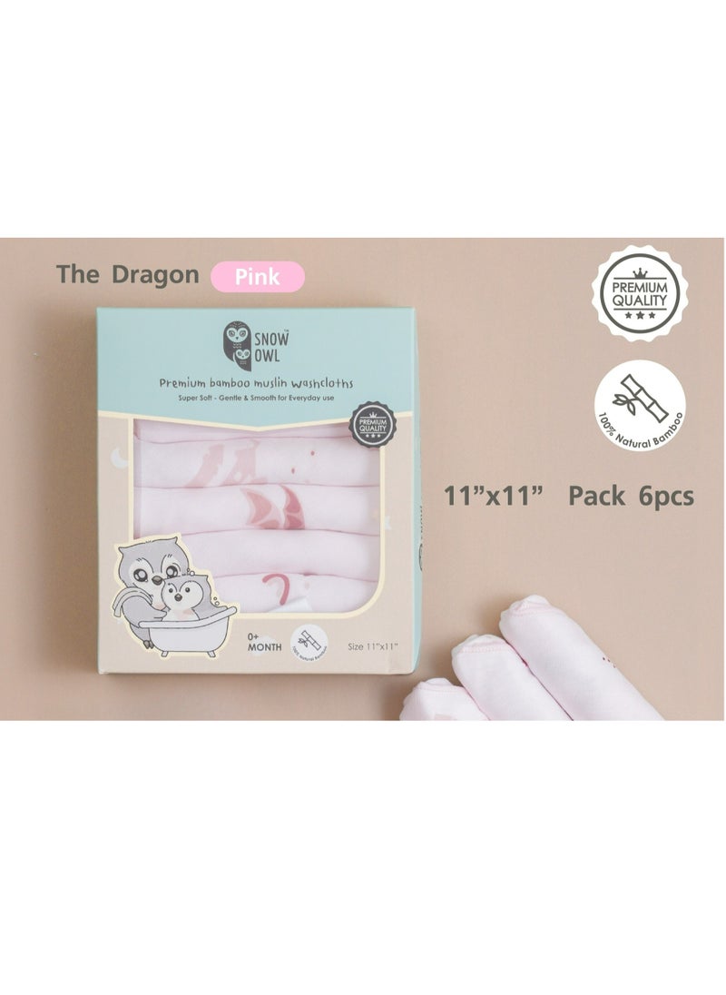 Snow Owl Bamboo Washcloth 11