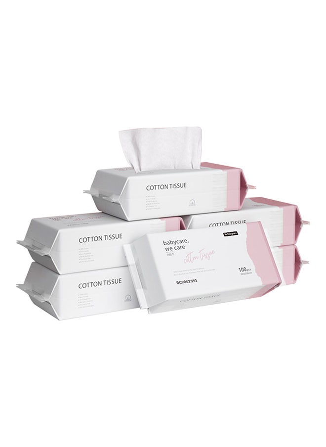 Cotton Tissue - Pack Of 6 - 600 Pieces