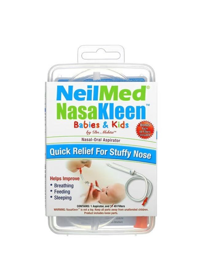 Squip, NeilMed NasaKleen Babies & Kids Nasal-Oral Aspirator, 1 Kit