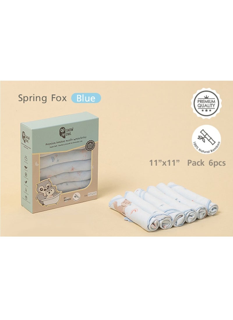 Snow Owl Bamboo Washcloth 11