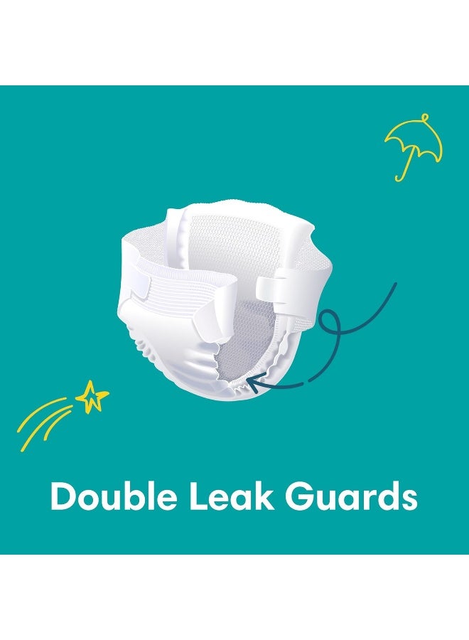 Baby Dry Taped Diapers with Aloe Vera Lotion, up to 100% Leakage Protection, Size 5, 11-16kg - 208 Count