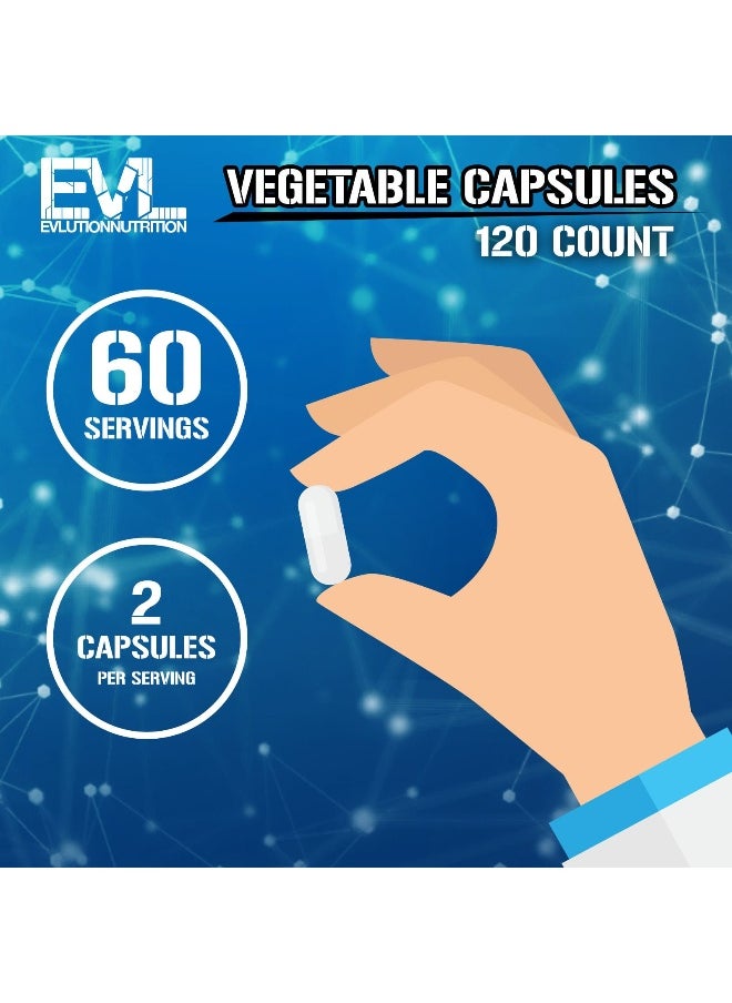 EVLution Nutrition, L-Arginine AKG, 1,000 mg, 120 Veggie Capsules (500 mg per Capsule)