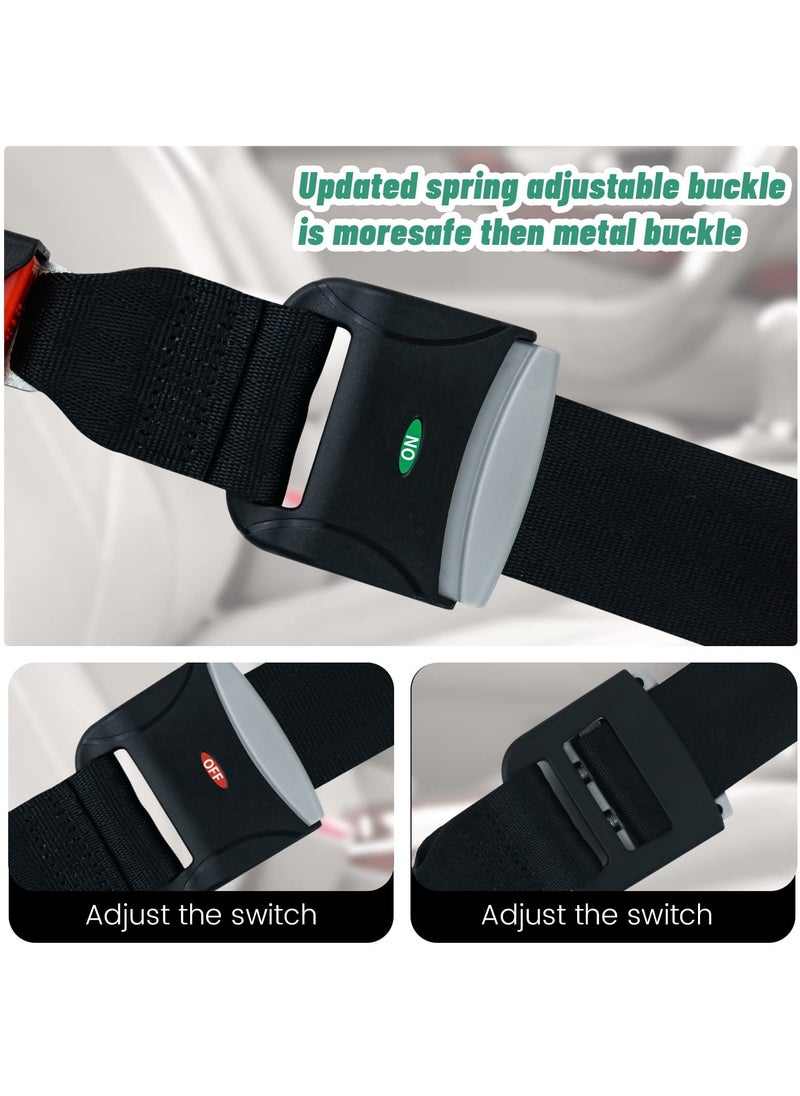 Seat Straps for General ISOFIX, Baby Seat Car Fixing Straps Adjustable with Latch Interface 1Pcs