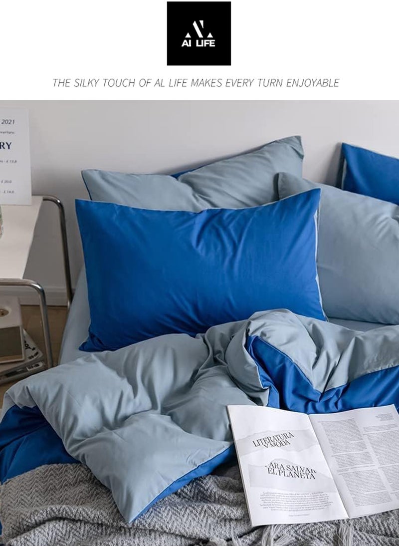 AI LIFE King Size 6-Pieces Bed Sheet Super Soft Cotton Breathable Cozy Non Pilling Sheets Shrinkage and Fade Resistant Easy Care