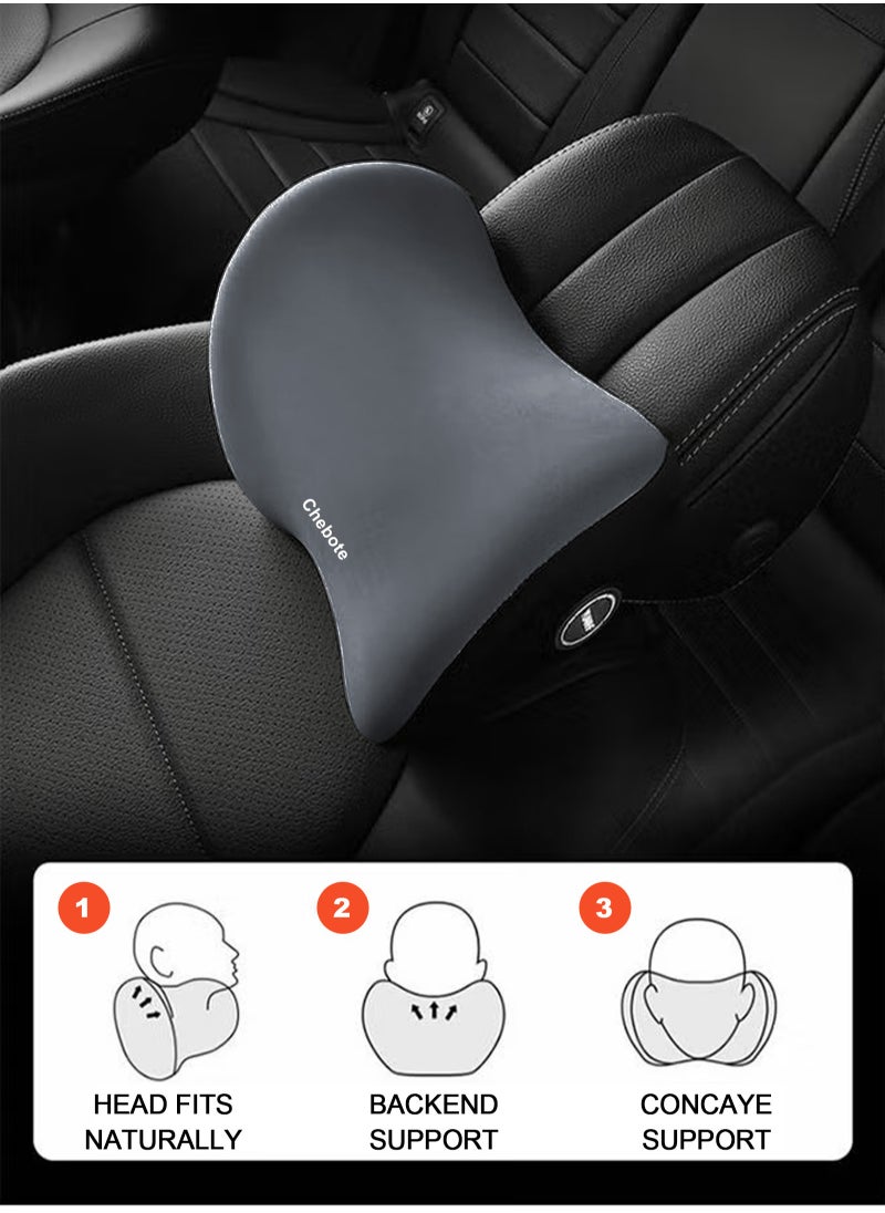 Lumbar Support Pillow for Office Car Back Support Pillow with Memory Foam Pad Back Cushion for Back Pain Relief Improve Posture Cushion