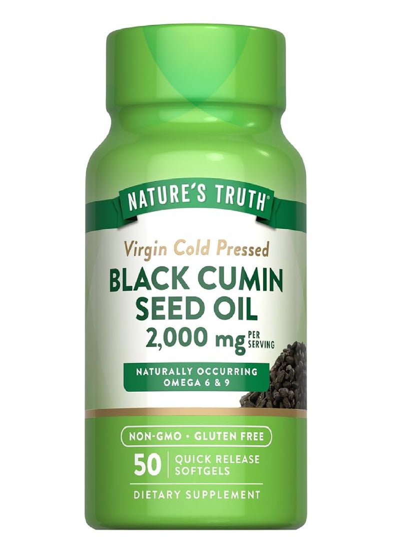 NT BLACK CUMIN SEED OIL 2000MG 50softgels