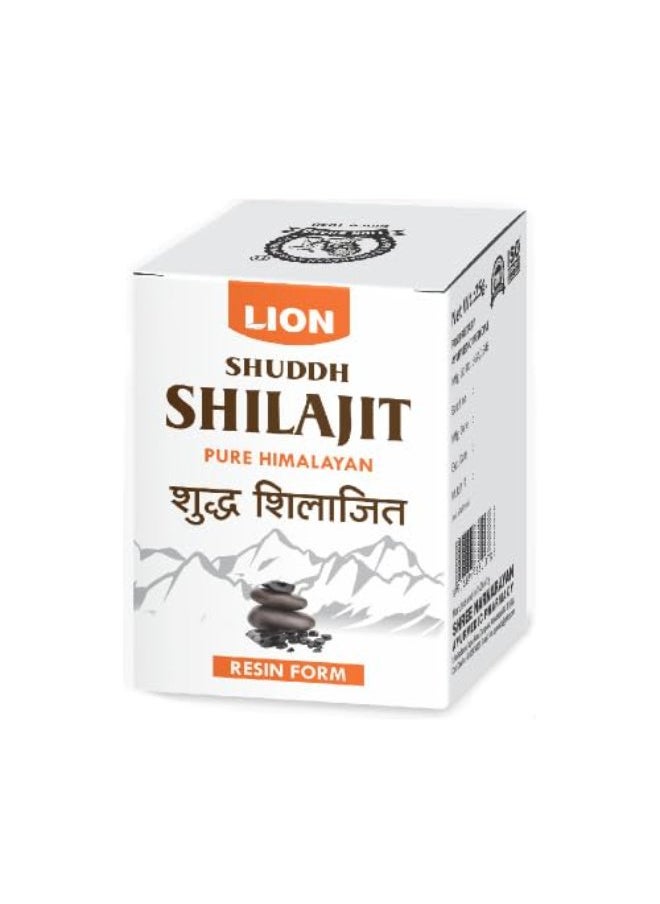 LION Shuddh Shilajit Pure Himalayan Resin Form 15 Grams