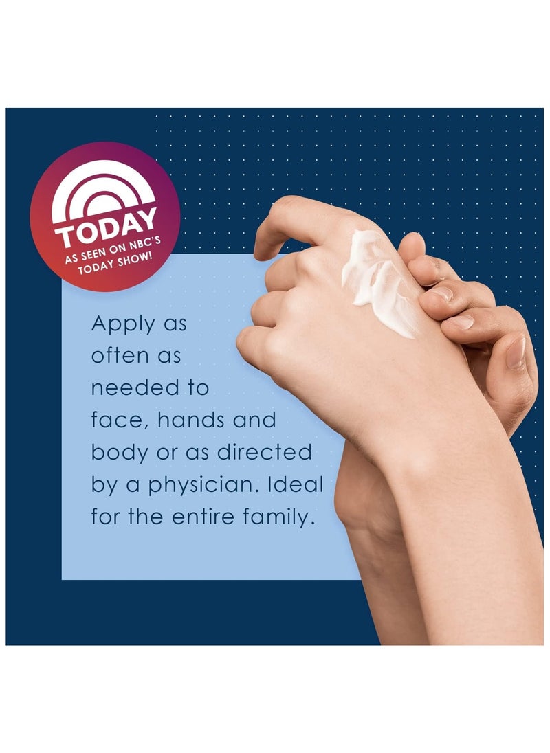 Moisturizing Skin Cream with Pump Dispenser - 16 fl oz (1 lb) - Moisturizer Formulated Without Common Irritants for Those with Sensitive Skin