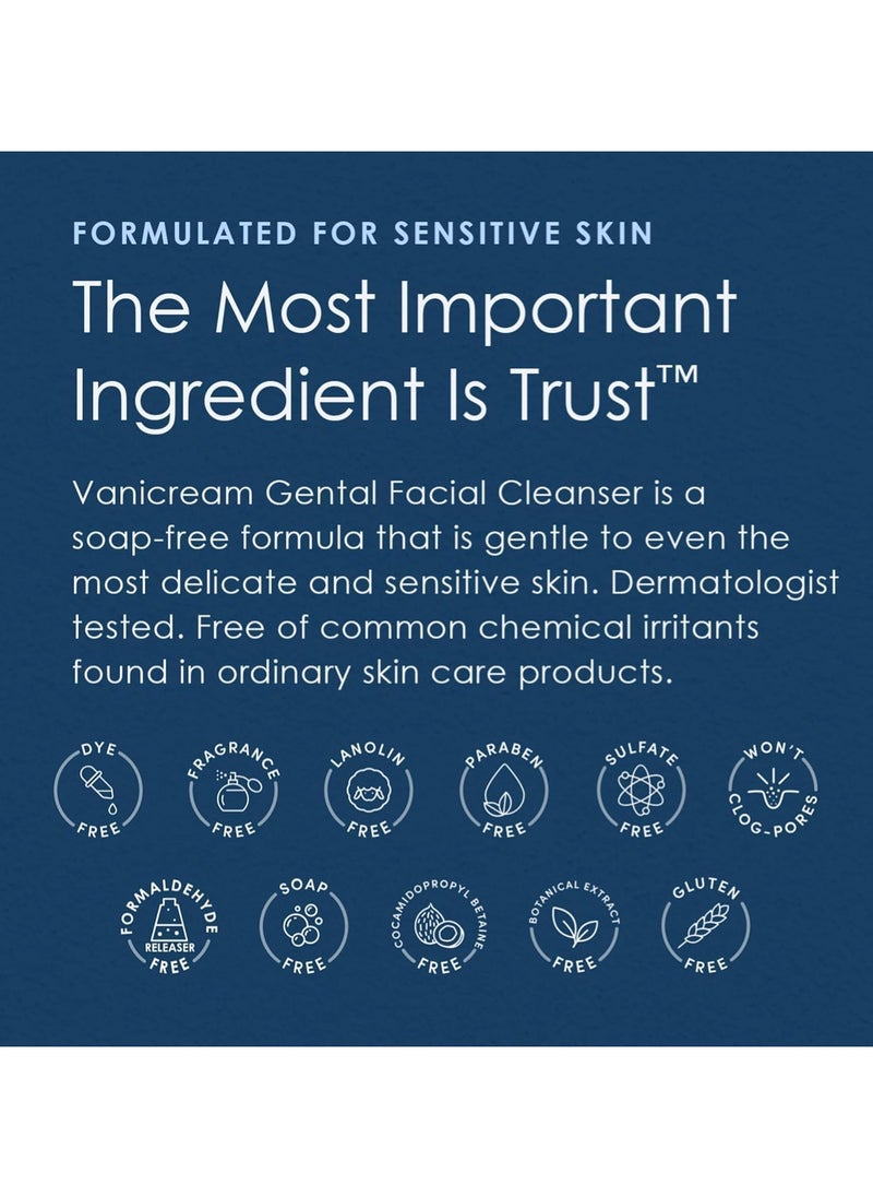 Moisturizing Skin Cream with Pump Dispenser - 16 fl oz (1 lb) - Moisturizer Formulated Without Common Irritants for Those with Sensitive Skin