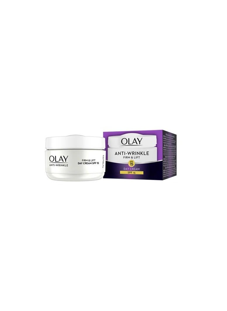 Olay SPF 15 Anti-Wrinkle Firm & Lift Day Cream - 50ml