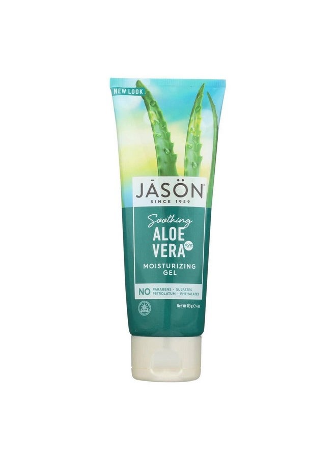 Jason Moisturizing Gel, Soothing 98% Aloe Vera, 4 oz