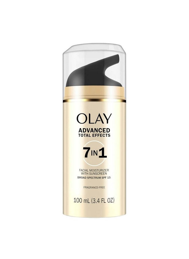 Olay Advanced Total Effects SPF15 Moisturizer, 3.4 fl oz