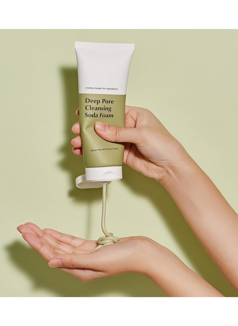 ma:nyo Deep Pore Cleansing Soda Foam Daily Face Wash, Non Irritating, with Vitamin C, Chamomile, Clean K-Beauty for Women and Men Korean Skin care 5.0 fl oz (150ml)…
