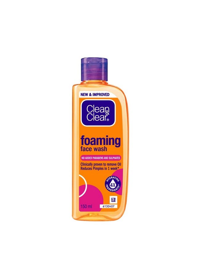 Clean & Clear Foaming Face Wash (150 ml)