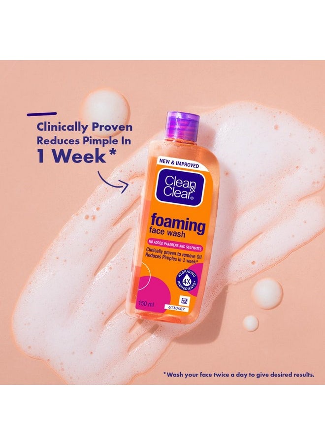 Clean & Clear Foaming Face Wash (150 ml)