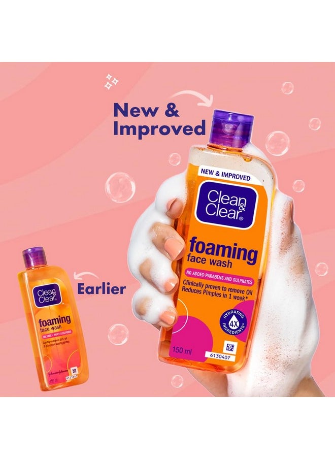 Clean & Clear Foaming Face Wash (150 ml)