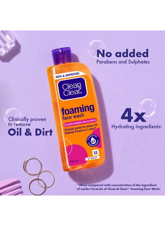 Clean & Clear Foaming Face Wash (150 ml)