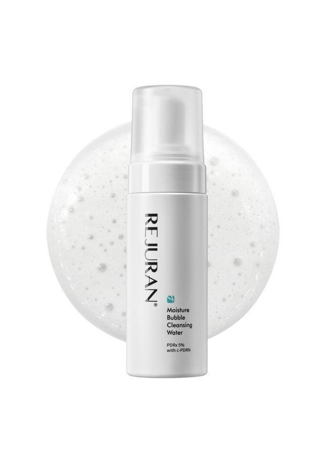 REJURAN® Moisture Bubble Cleansing Water, c-PDRN® - Facial Foaming Cleanser with PDRx, pH-Balanced and Hydrating, Micellar Water for Makeup Removal, Korean Skin Care (5.07 fl oz)