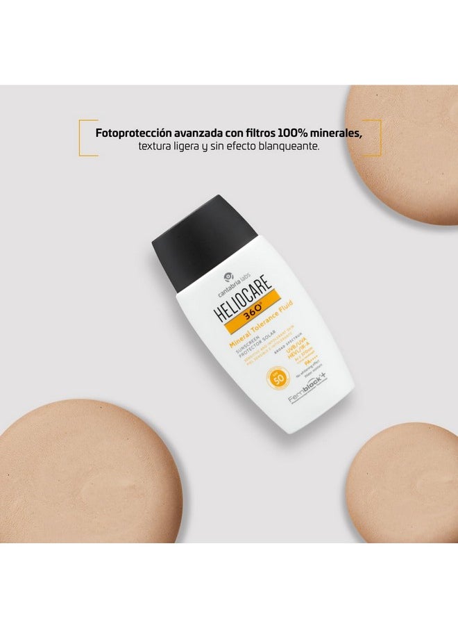 Heliocare 360 Mineral Tolerance Fluid SPF 50+ 50g, Cream