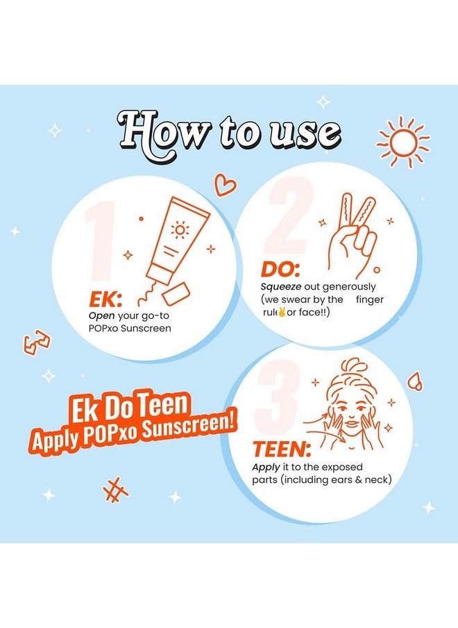 Popxo Selfie-Ready Tinted Sunscreen Spf 50-30Gm