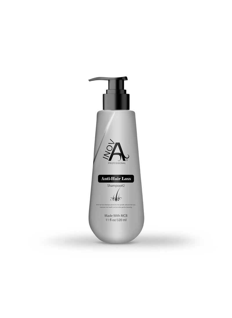 Inova Professional Anti-Hair Loss Shampoo #2 with MCB Biotechnology & Silk Spider Formulation 11 Oz