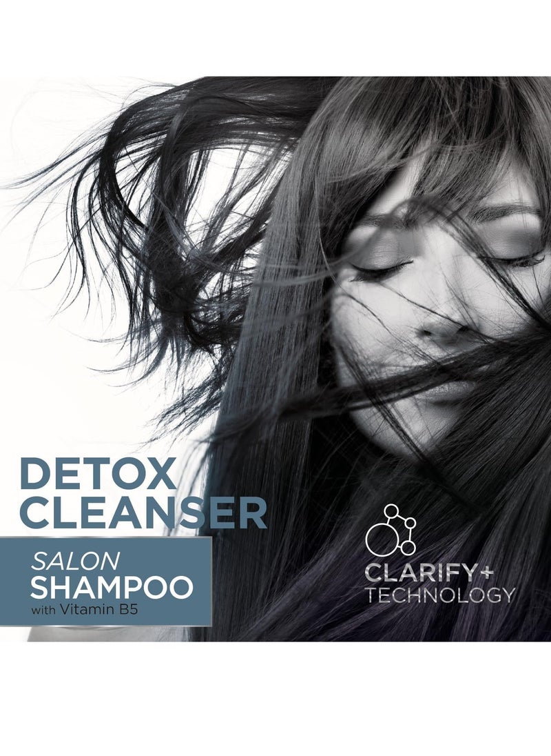 Salon Professional Detox Cleanser Salon Shampoo 1000ml Lightweight Clarifying Shampoo that removes all product build up Purifies with Vitamin B5