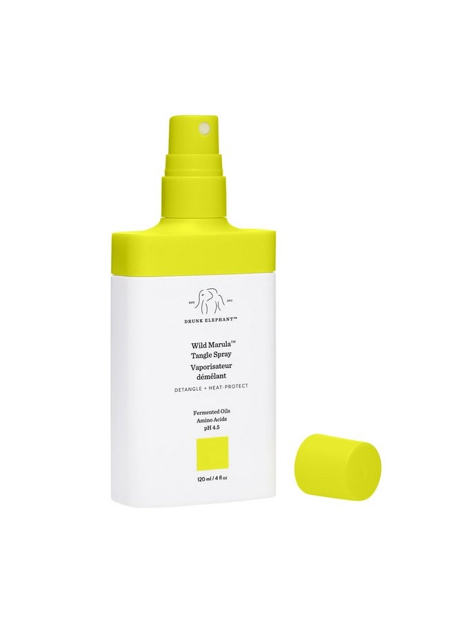 Drunk Elephant Wild Marula Tangle Spray. Weightless and Heat-Protectant Detangler for Hair (120 mL / 4 Fl Oz)