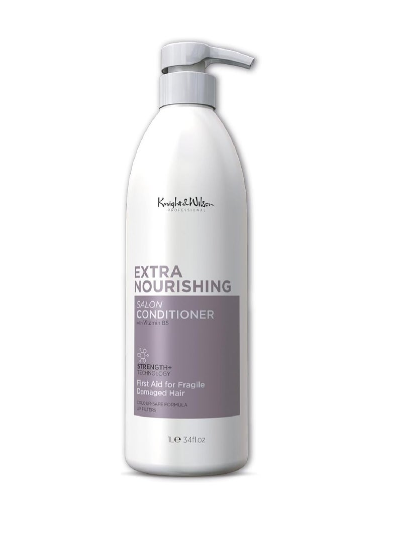 Salon Size Professional Extra Nourishing Conditioner 1000ml Vitamin B5 moisturises and nourishes leaving soft smooth and supple Lightweight formula